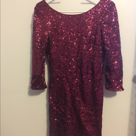 Red Sparkly Dress - Picture 2 of 3
